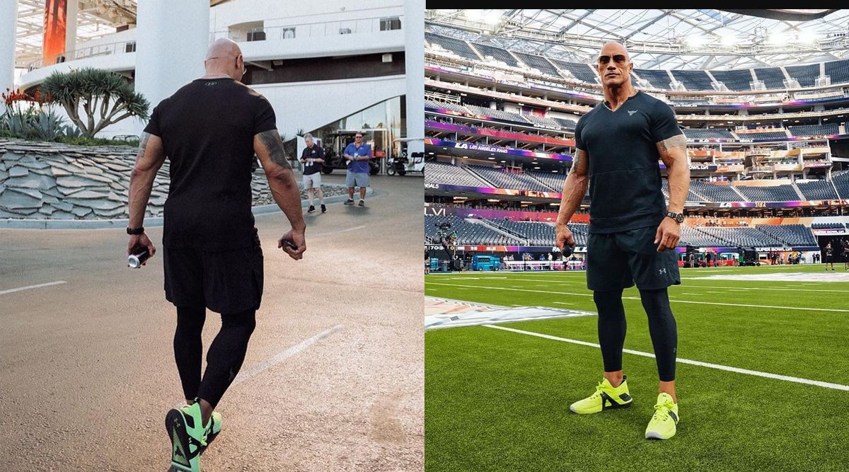 The Rock's 'energy just walking into SoFi Stadium is REAL'