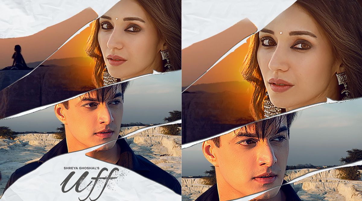 Poster for Mohsin Khan and Heli Daruwala's music video Uff unveiled