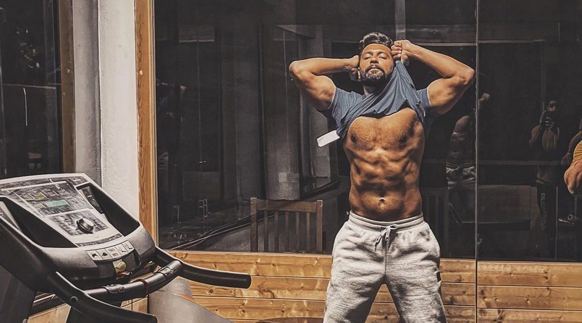 Vicky Kaushal was seen flexing his chiseled abs in one of his Instagram pics