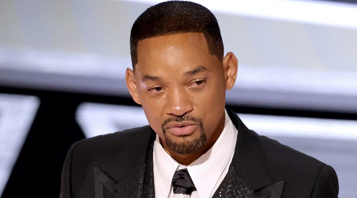 Will Smith gives a statement following the Academy's decision to restrict him from attending the Oscars
