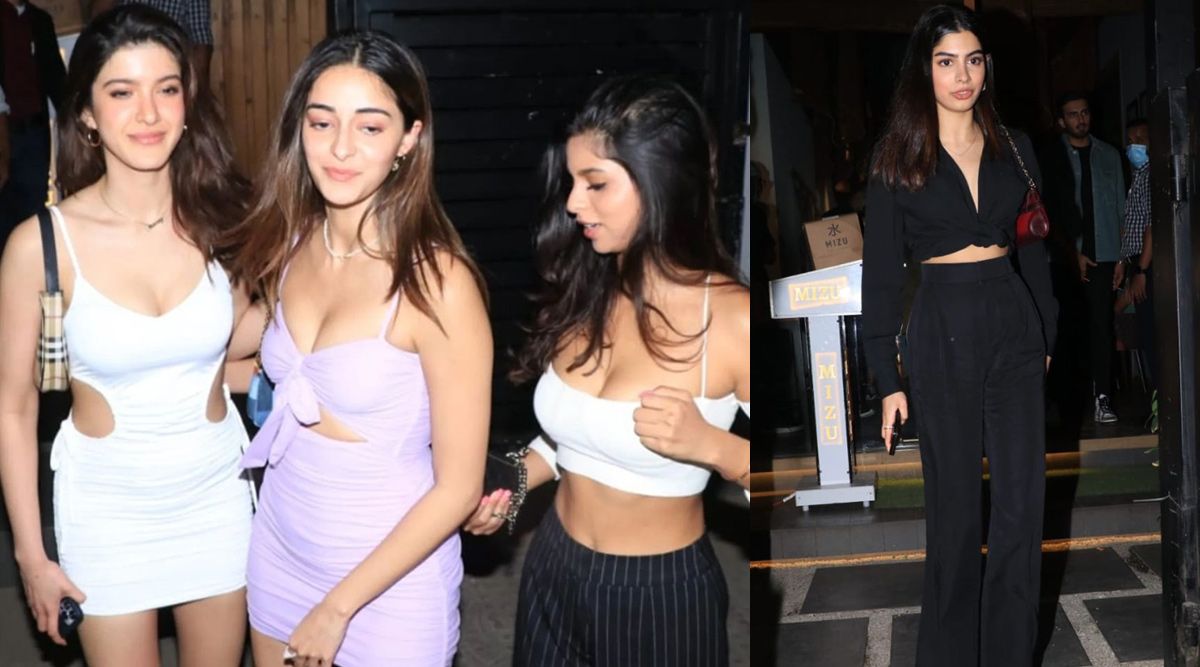 Suhana Khan, Ananya Panday and Shanaya Kapoor look breathtaking at Saturday dinner party, Khushi Kapoor joins