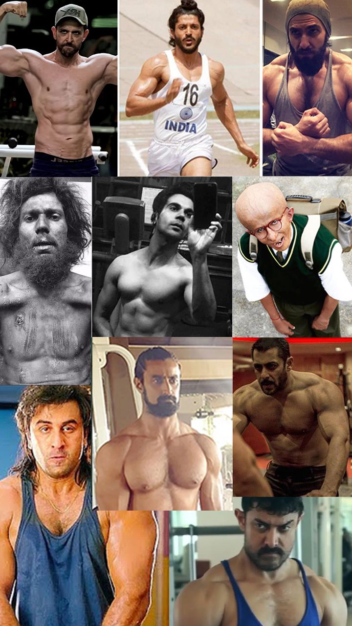 Bollywood actors who underwent major body transformations for their roles