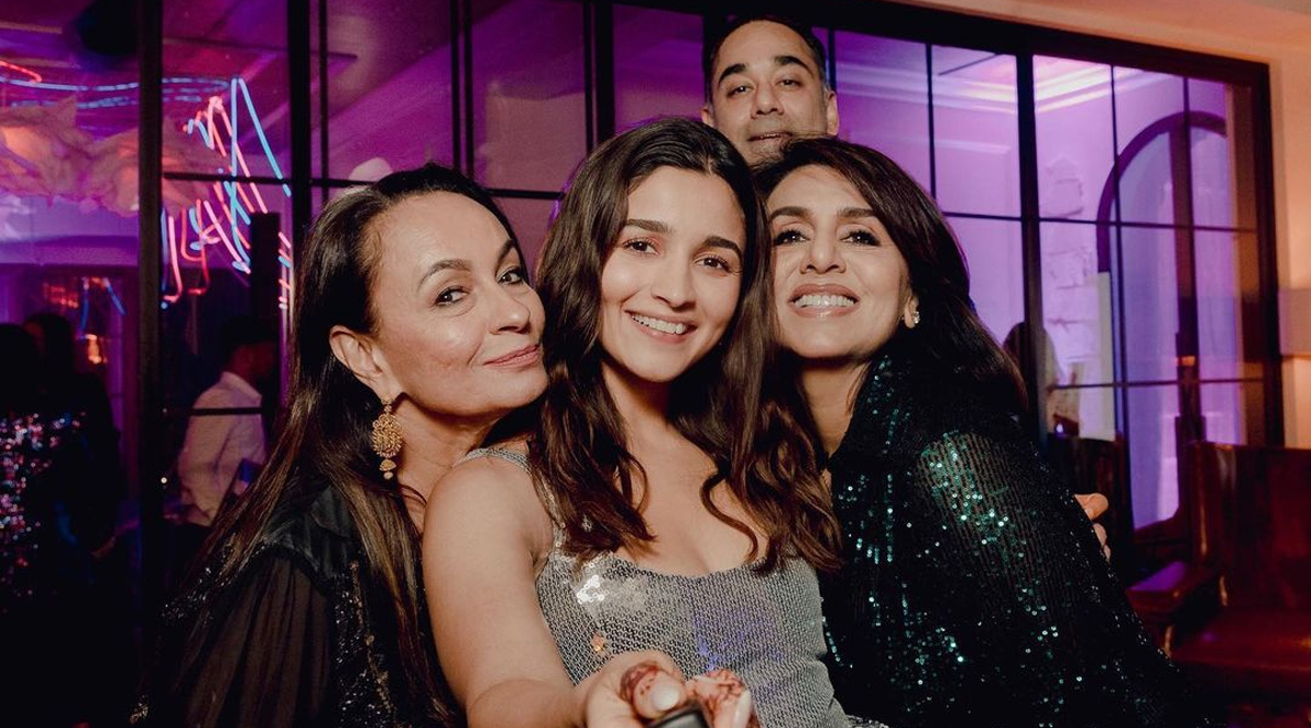 Alia Bhatt poses with 'beautiful mothers' Soni Razdan and Neetu Kapoor; wishes them on mother’s day