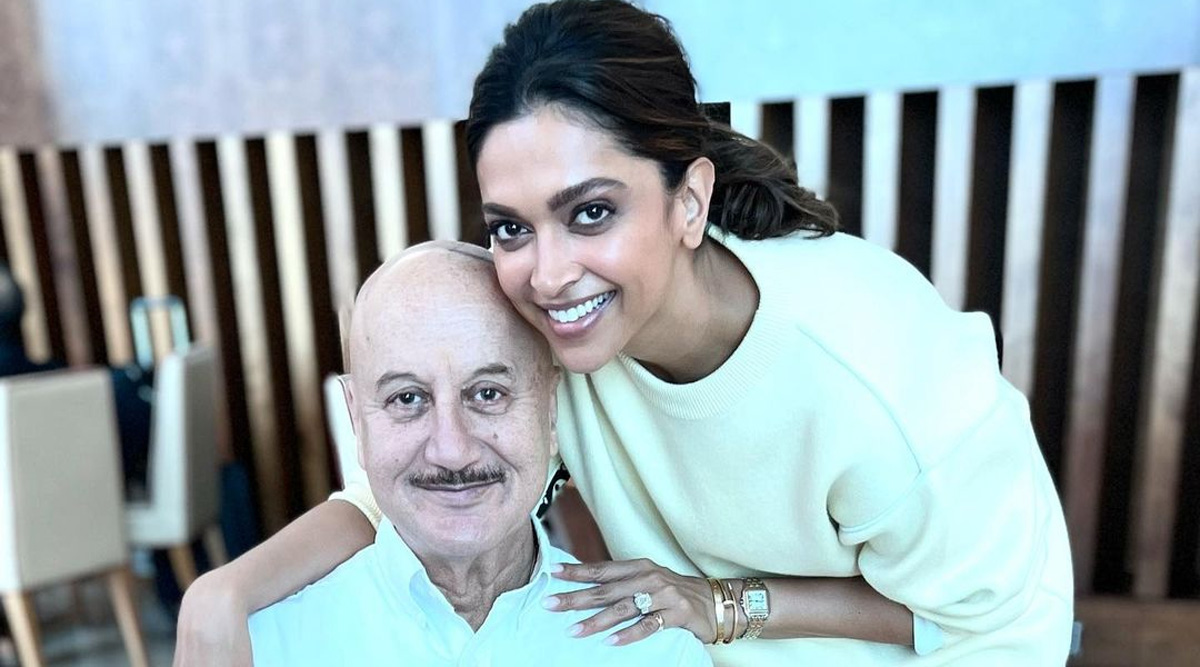Anupam Kher meets Deepika Padukone at Dubai airport; admits to being proud of her accomplishments