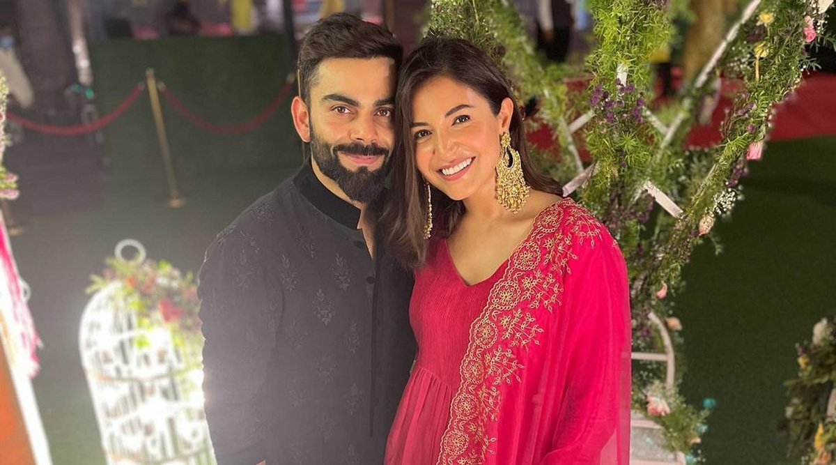 Anushka Sharma and Virat Kohli look breathtaking in ethnic as they attend the wedding of Glenn Maxwell and Vini Raman
