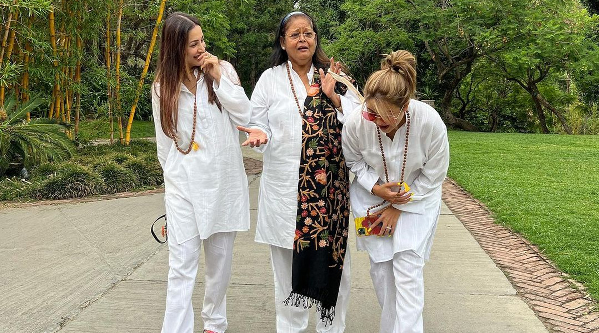 Amid wedding rumours Malaika Arora holidays in the Himalayas with sister and mother