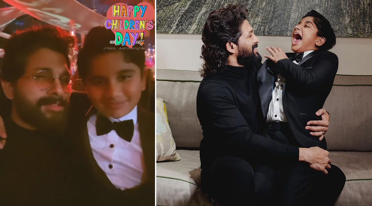 Allu Arjun Gets On The 'Looking Like A Wow' Trend With Son Allu Ayaan In An Adorable Video!