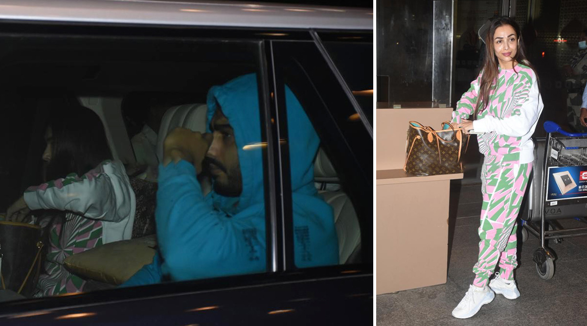 Arjun Kapoor drops girlfriend Malaika Arora for her early morning flight at Mumbai Airport