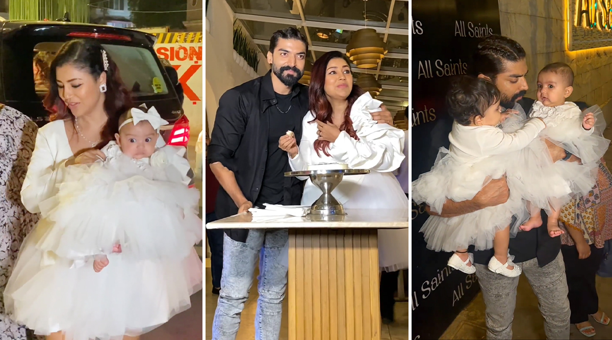 Debina Bonnerjee Twins With Daughters In White For Her Birthday Party