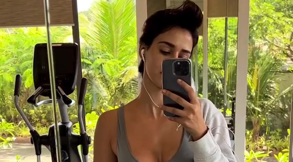 Disha Patani assures her trainer that she will eat healthily, but despite following a healthy diet, she occasionally has a cheat day