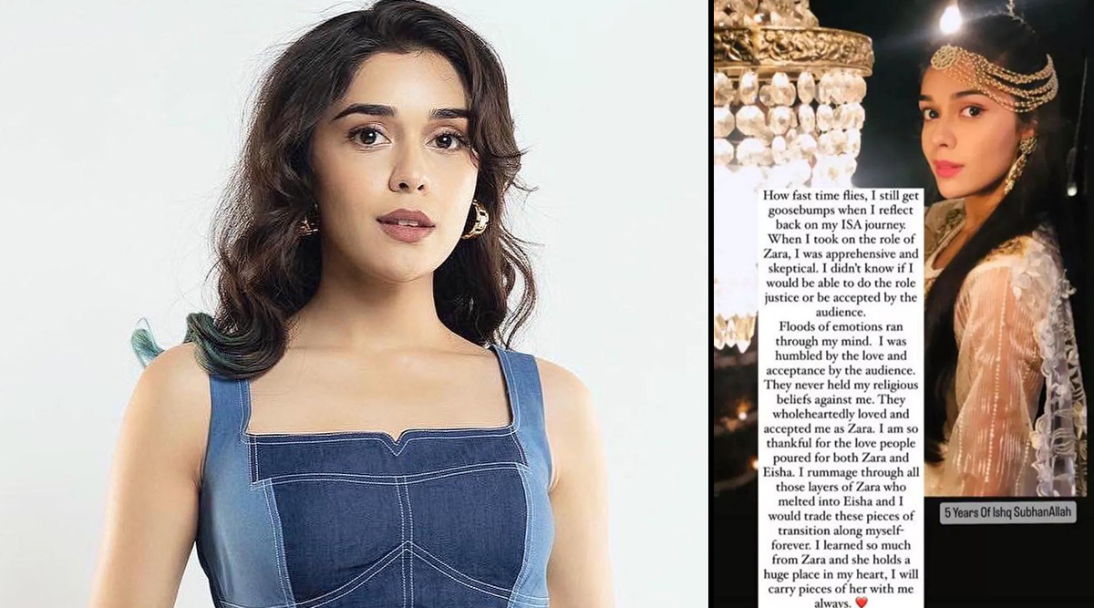 CONGRATULATIONS! Eisha Singh OVERWHELMED As Ishq Subhan Allah completes 5 Years, Says ‘Humbled That The Audience Never Held My Religious Belief Against Me’ (View Post)