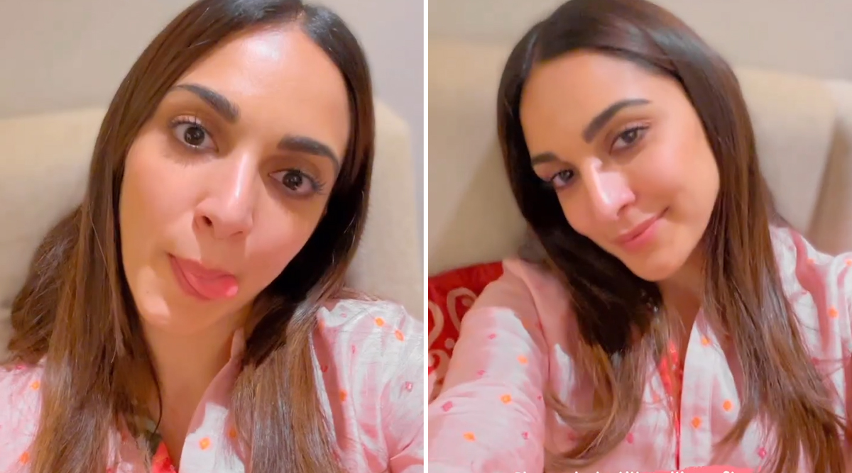 Kiara Advani explains why she appears ‘sleepy but still smiling’; see PIC