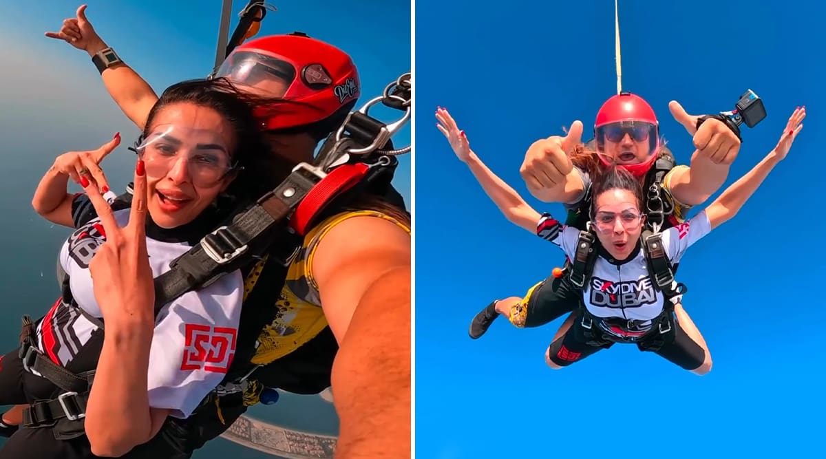 Watch: Malaika Arora's Thrilling Video As She Goes Skydiving At 48 Yrs Of Age