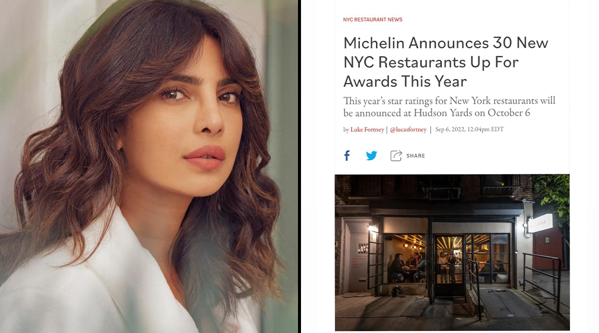 Priyanka Chopra's New York restaurant Sona gets Michelin's recognition
