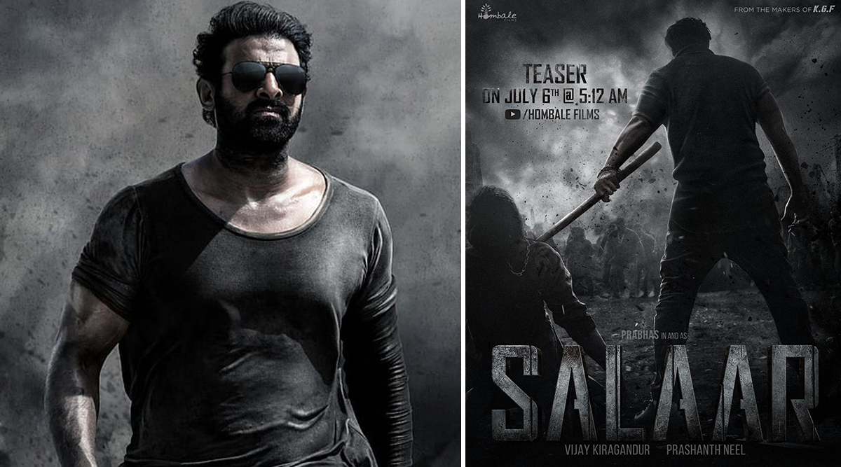 Salaar Teaser: Prabhas Starrer Film's Glimpse To Be Out On July 6!