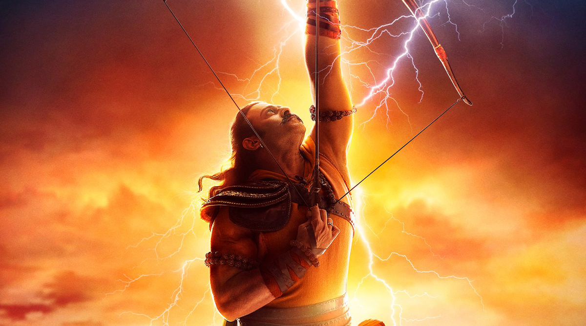 Prabhas shares the First Glimpse Poster of Adipurush; looks absolutely powerful with a bow and arrow
