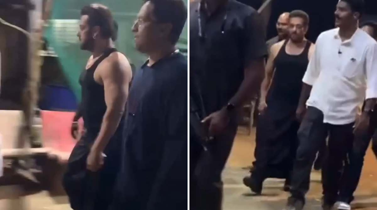 Salman Khan's all-black lungi and vest look captivate the fans' eyes; Check out!