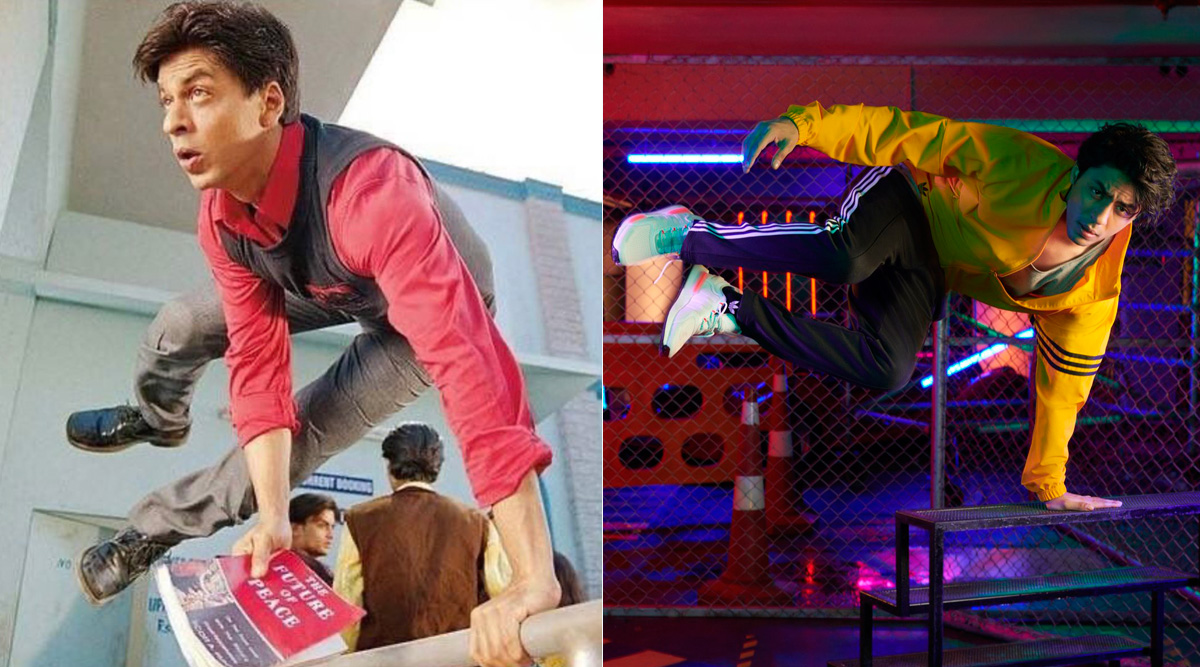 Shah Rukh Khan compares himself to his son Aryan Khan and posts a still from Main Hoon Na with the caption, ‘Mujh par Gaya hai’