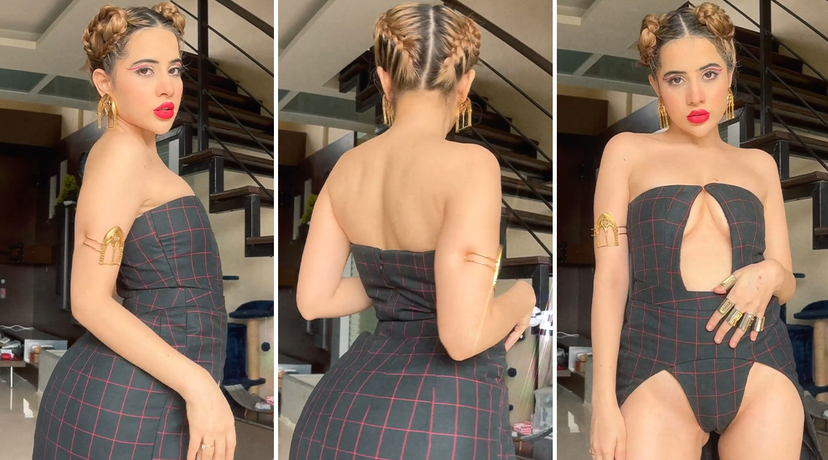Uorfi Javed Flaunts Her Body Curves In A Deep Cut Bodysuit, Netizens Say ‘Your Worst Look So Far…’ (Watch Video)