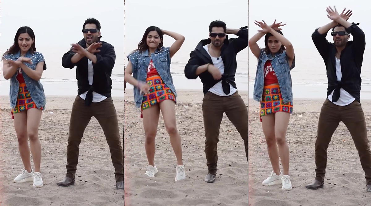Varun Dhawan and Rashmika Mandanna shake a leg on Vijay’s Arabic Kuthu