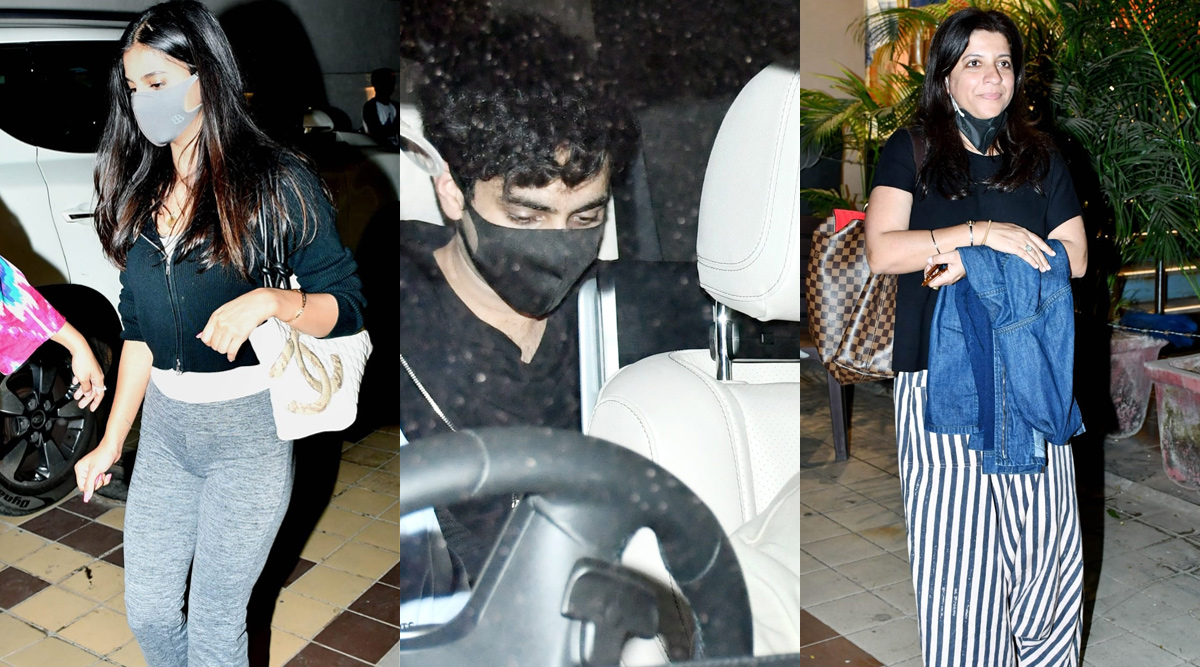 Suhana Khan & Agastya Nanda catch everyone's attention as they visit Zoya Akhtar's office