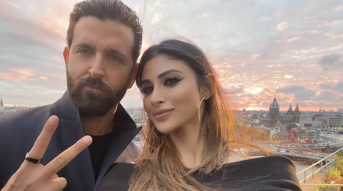 Mouni Roy met Bollywood’s handsome hunk Hrithik Roshan in Amsterdam for shoot