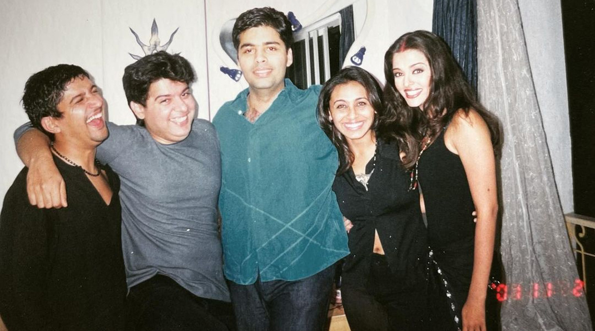 Farah Khan shares a major throwback pic featuring Aishwarya Rai in sindoor and Karan Johar in non-designer clothes
