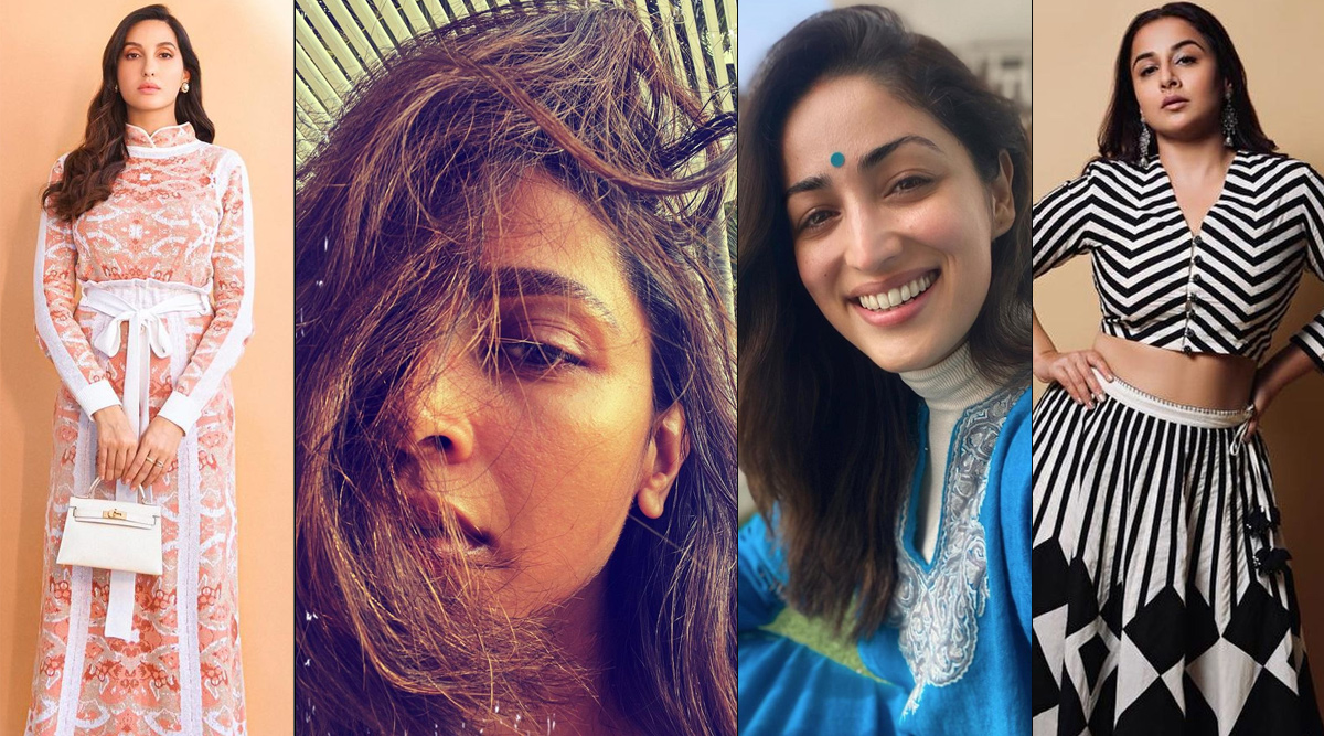 Nora Fatehi, Deepika Padukone, Yami Gautam, and Vidya Balan are a sight to behold in these latest glamorous looks